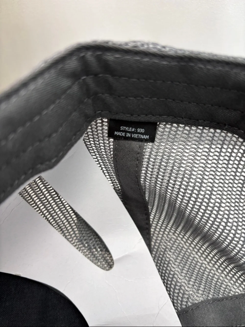 BURN Patch Trucker Hat - Black & Gray Corduroy and Mesh‎